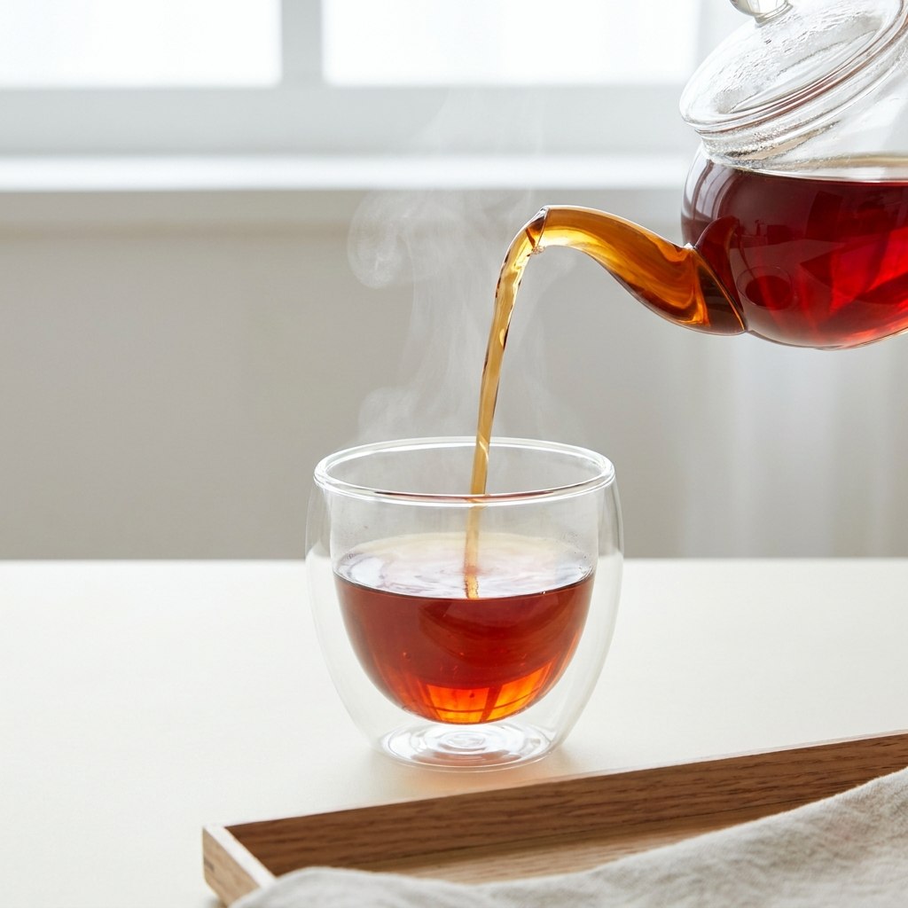 茶湯近拍